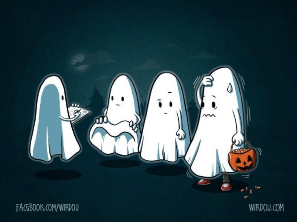Fantasmas en Halloween