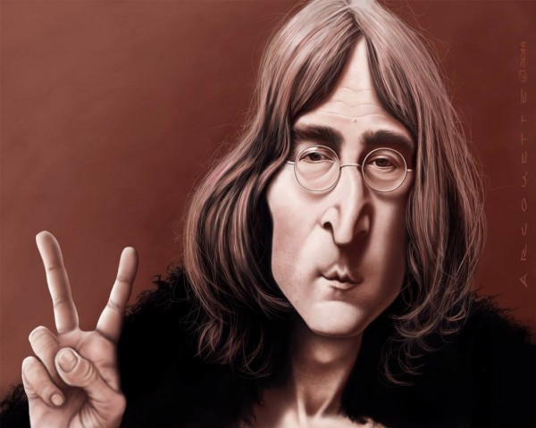 Resultado de imagen para John Lennon caricatura