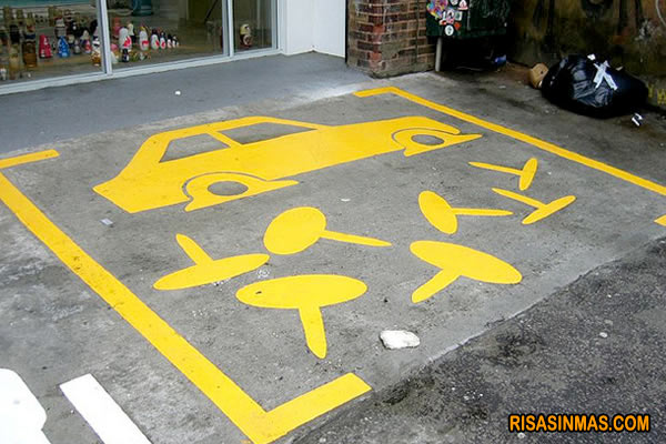 Prohibido aparcar...