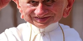Caricatura del Papa Benedicto XVI 