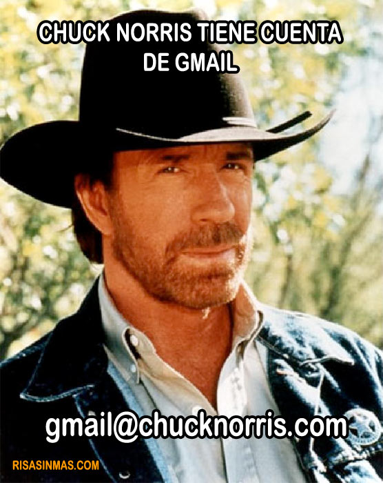 Chuck Norris tiene cuenta de gmail