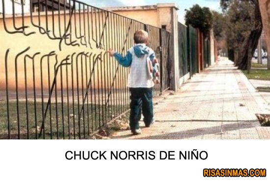 Chuck Norris de niño