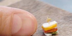 ¿El sandwich más pequeño del mundo?