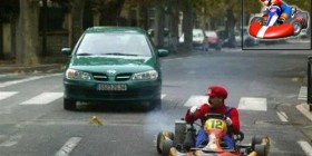 Mario Kart versión humana