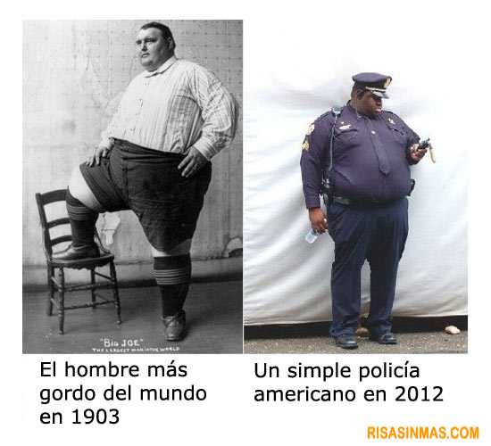Comparación de peso
