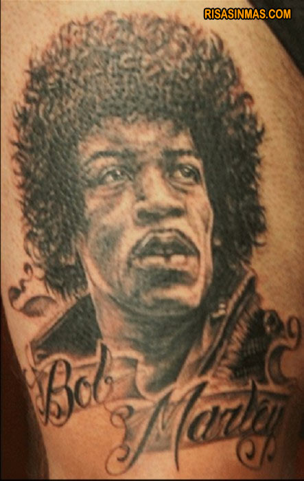 Tatuaje de... ¿Bob Marley?