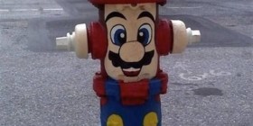 Mario Bros convertio en boca de incendio
