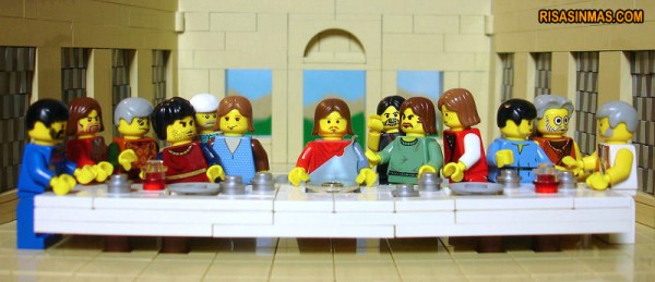 La última cena versión LEGO