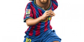 Caricatura de Leo Messi