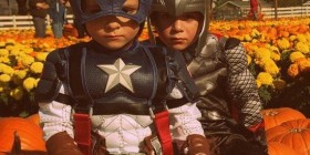 Disfraces de niño: Capitán América y Thor