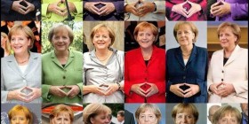 El gesto que nunca hace Angela Merkel