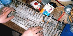 Posiblemente el teclado más sucio del mundo