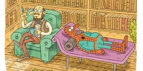 Spiderman en el psiquiatra