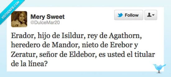 Erador, hijo de Isildur...