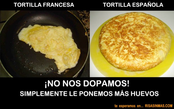 Tortilla francesa vs Tortilla española