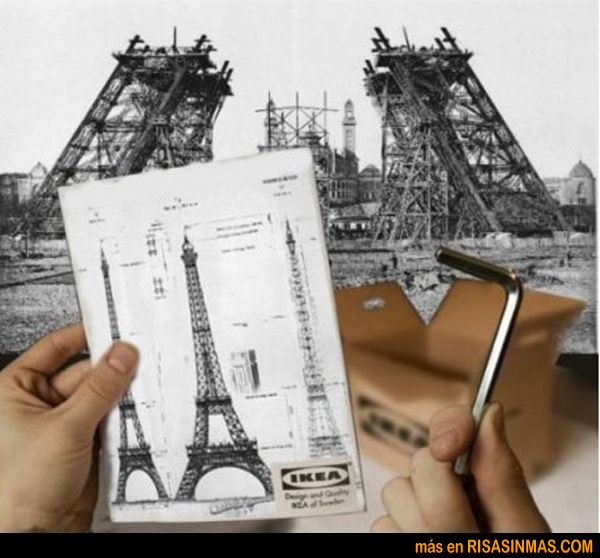 La torre Eiffel ya disponible en Ikea