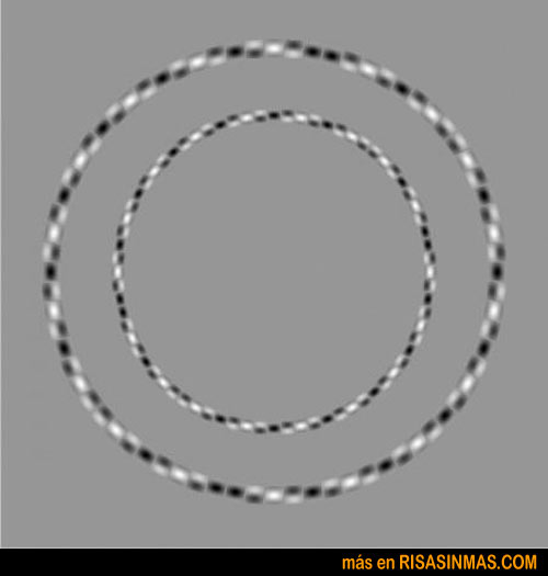 Ilusiones ópticas: círculos perfectos