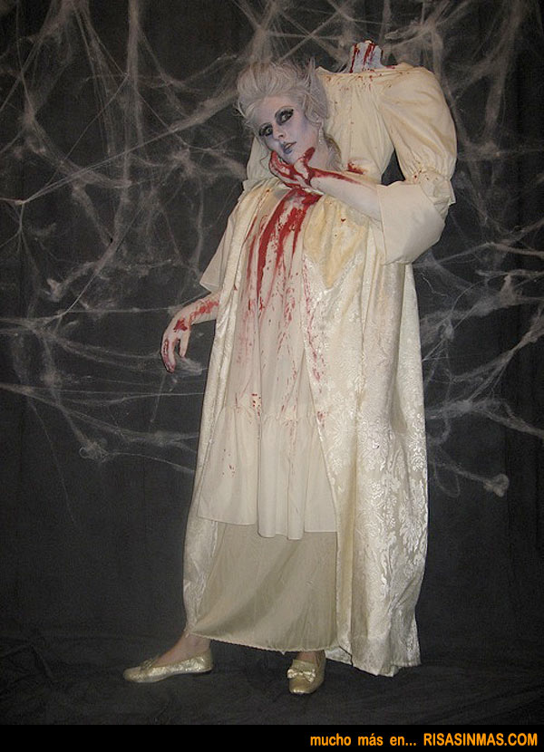 Disfraz Halloween mujer decapitada
