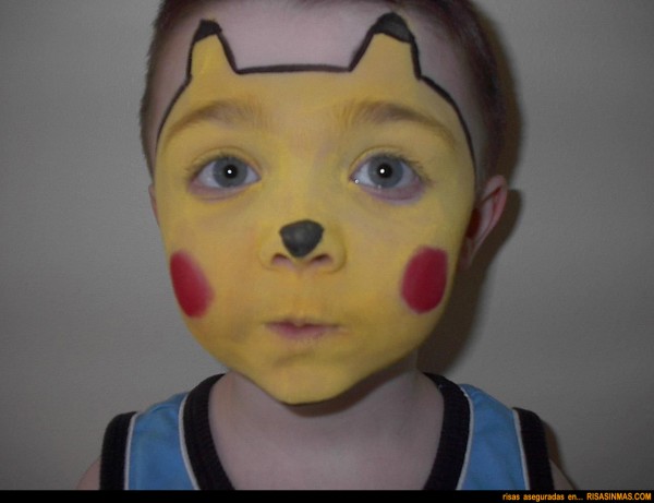 Disfraz-maquillaje de Pikachu