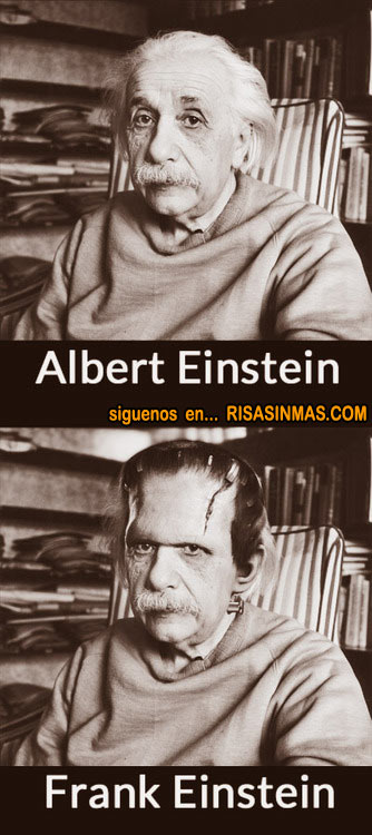 Albert Einstein y Frankeinstein