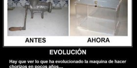 Evolución de la máquina de hacer chorizos