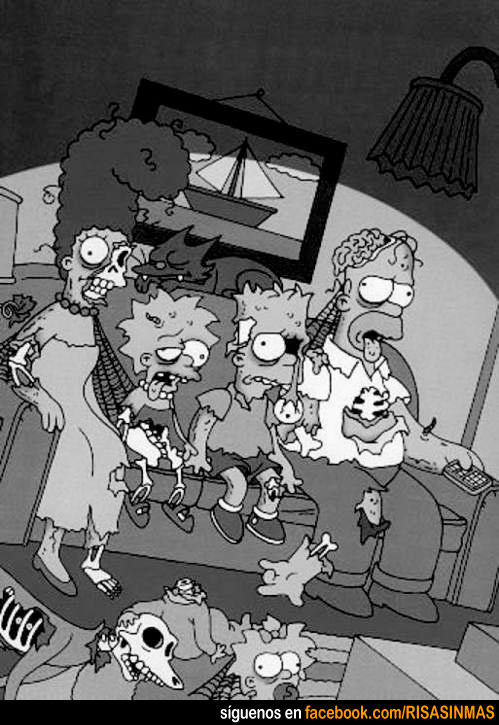 Los Simpsons zombies
