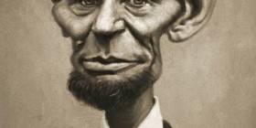 Caricatura de Abraham Lincoln