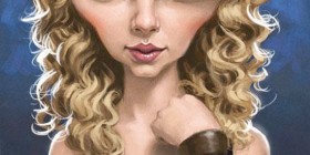 Caricatura de Taylor Swift