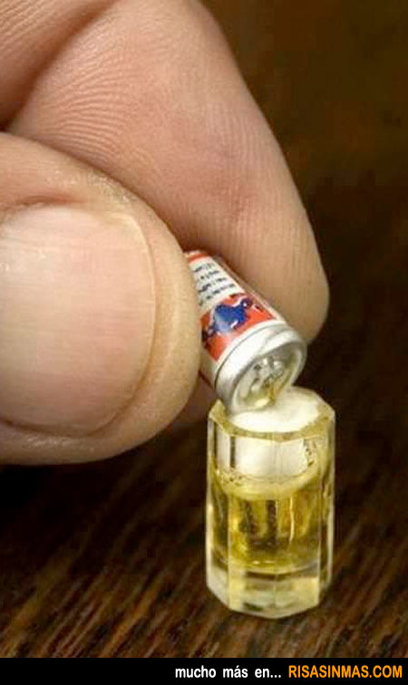 La cerveza más pequeña del mundo