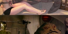 Parecidos NO razonables: Jabba y Princesa Leia
