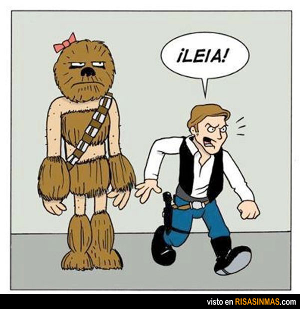 ¿Qué has hecho con Chewbacca?