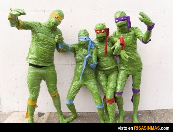 Disfraces desastrosos: Tortugas Ninja Jóvenes Mutantes