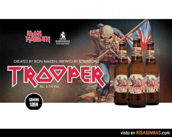 Trooper, la cerveza de Iron Maiden