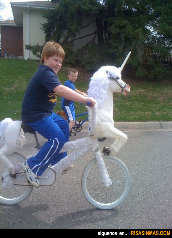Bicicleta unicornio