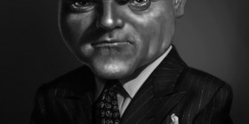 Caricatura de James Cagney