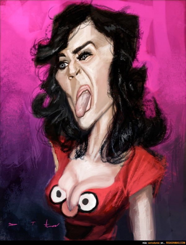 Caricatura de Katy Perry