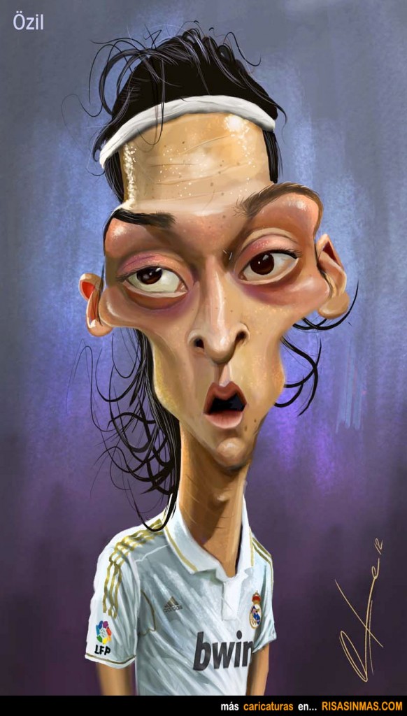 Caricatura de Mesut Özil