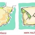 Mapa físico y político de España