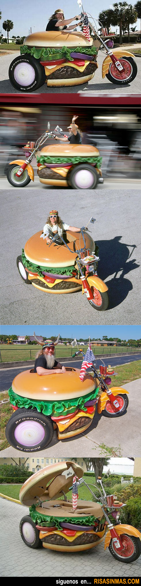 La moto hamburguesa
