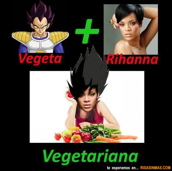 Vegeta + Rihanna