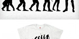 Camisetas divertidas: Evolución Zombie