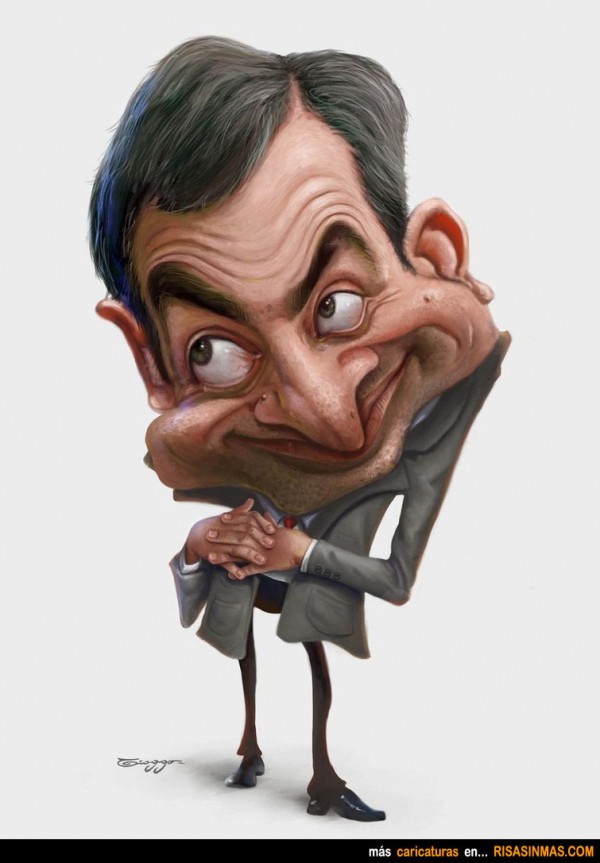Caricatura de Mr. Bean