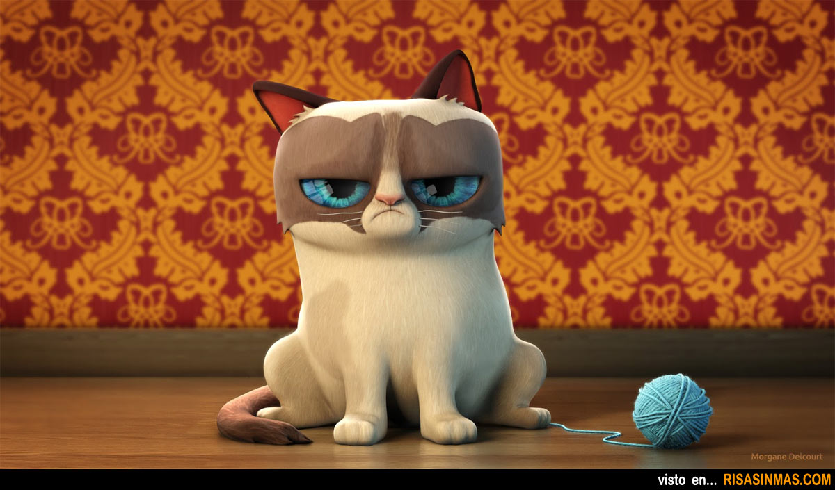 Grumpy Cat en 3D