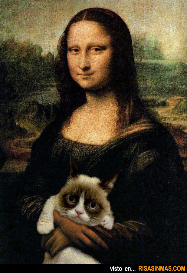 La Mona Lisa y Grumpy Cat