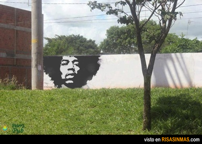 Arte callejero: Jimi Hendrix