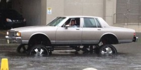 El coche preparado para las inundaciones