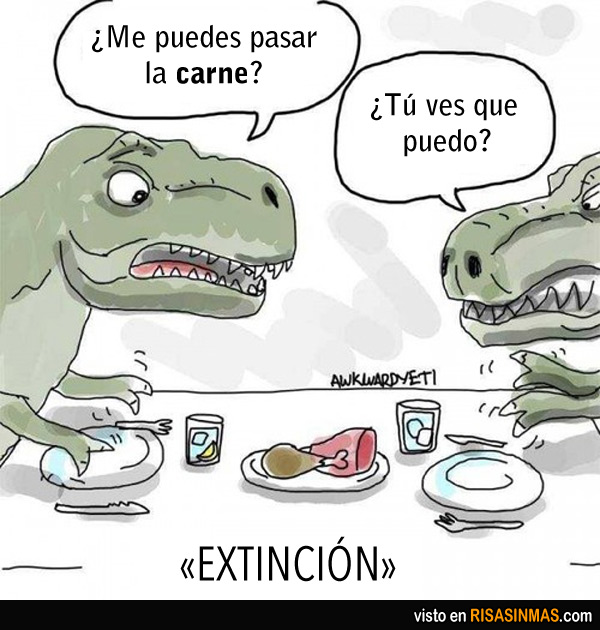 Explicación de la extinción de los dinosaurios
