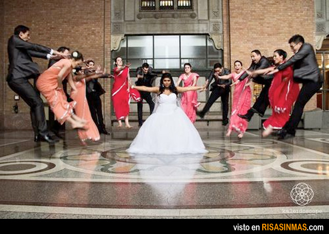 Fotos de boda originales: Matrix