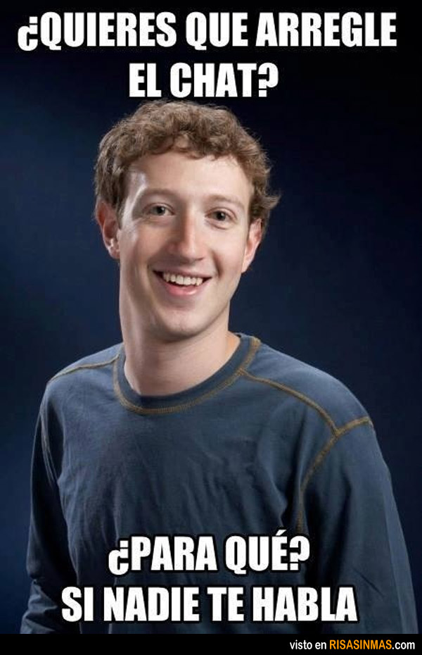 Qué gracioso Mark Zuckerberg