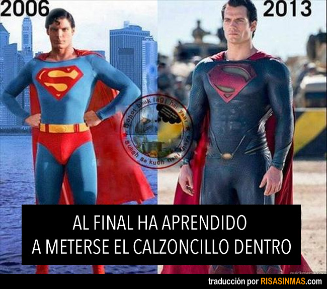 Superman 2013. Al final aprendió